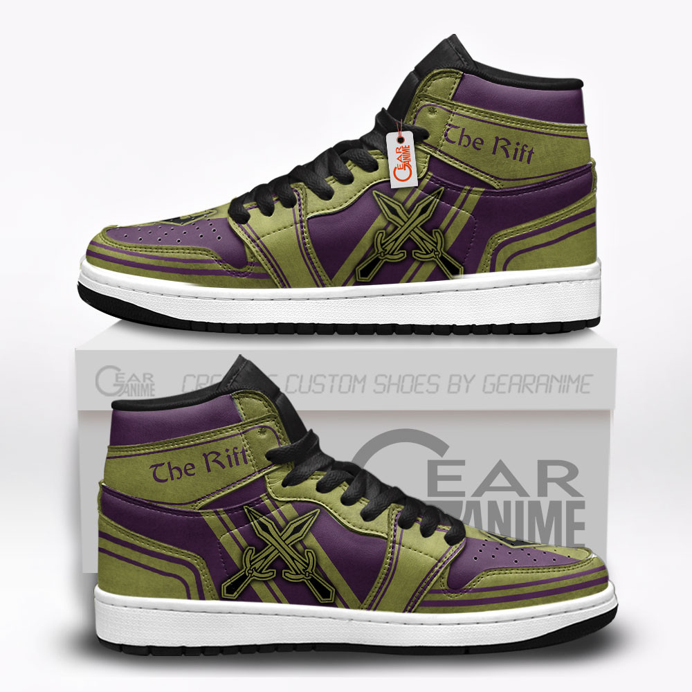 The Rift Custom Gaming High-Top Leather Sneakers Elder Scrolls Custom Shoes