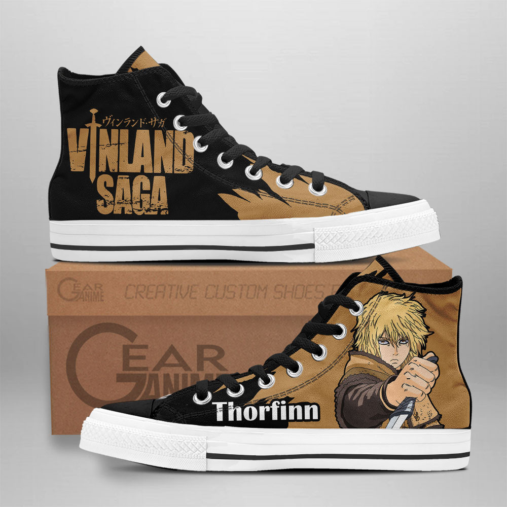 Thorfinn Custom Anime High-Top Canvas Shoes Vinland Saga Shoes NTT130