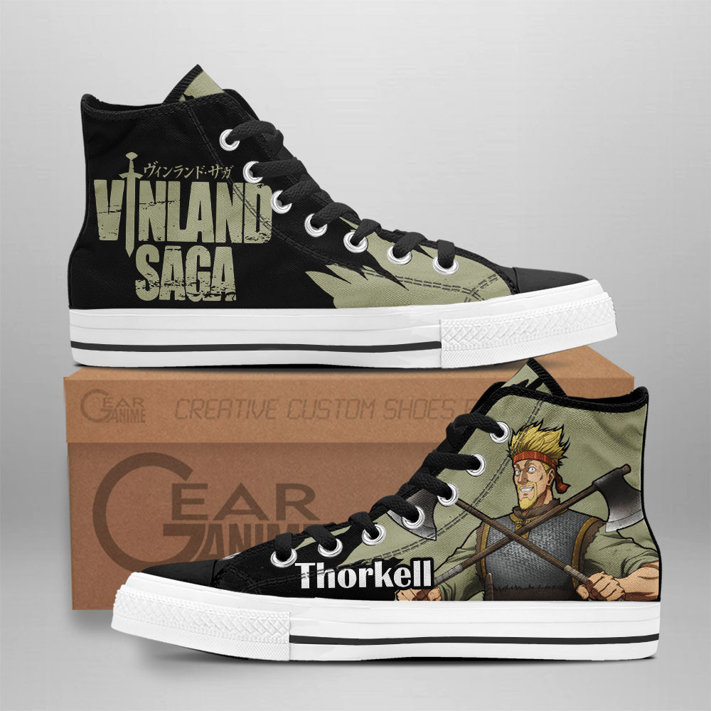Thorkell Custom Anime High-Top Canvas Shoes Vinland Saga Shoes NTT130