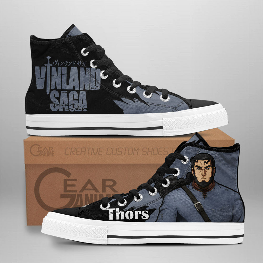 Thors Custom Anime High-Top Canvas Shoes Vinland Saga Shoes NTT130