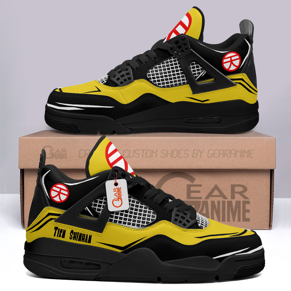Tien Shinhan Retro 4 Leather Sneakers Custom Name