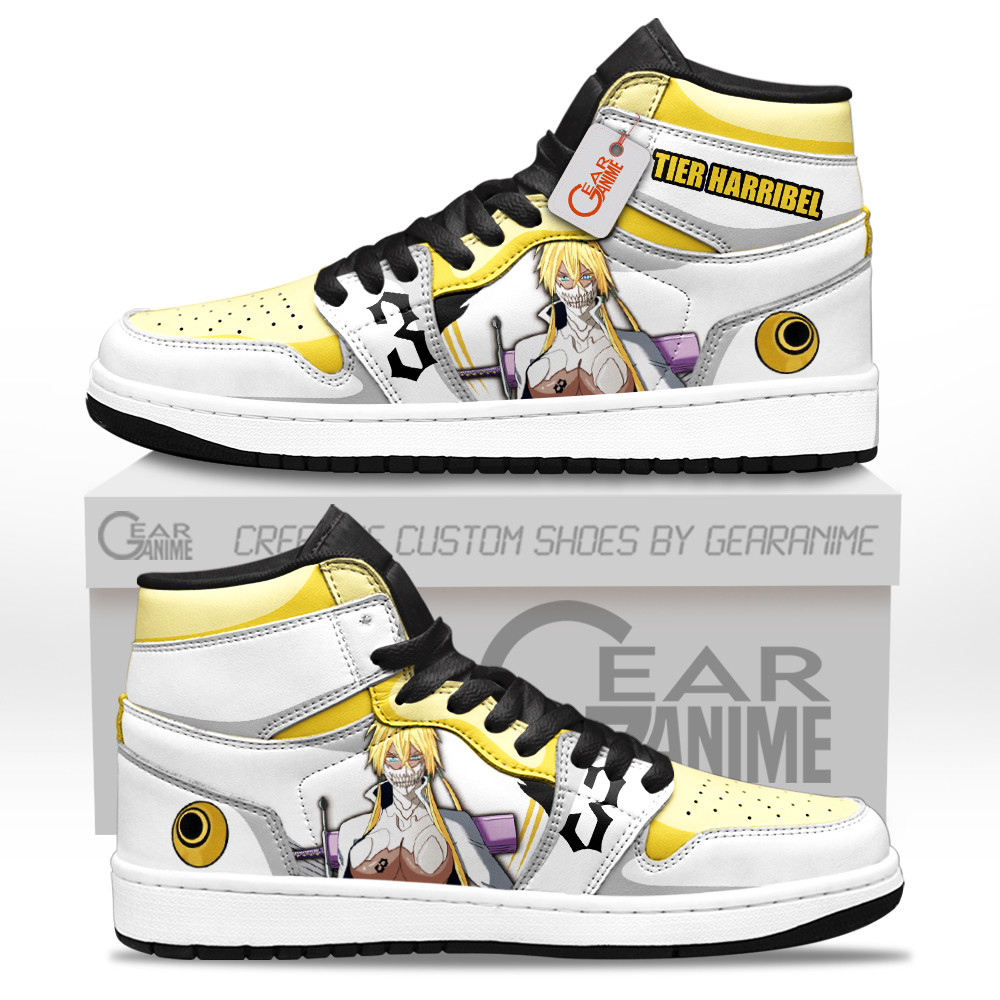 Tier Harribel High-Top Leather Sneakers Num 3 Custom Name