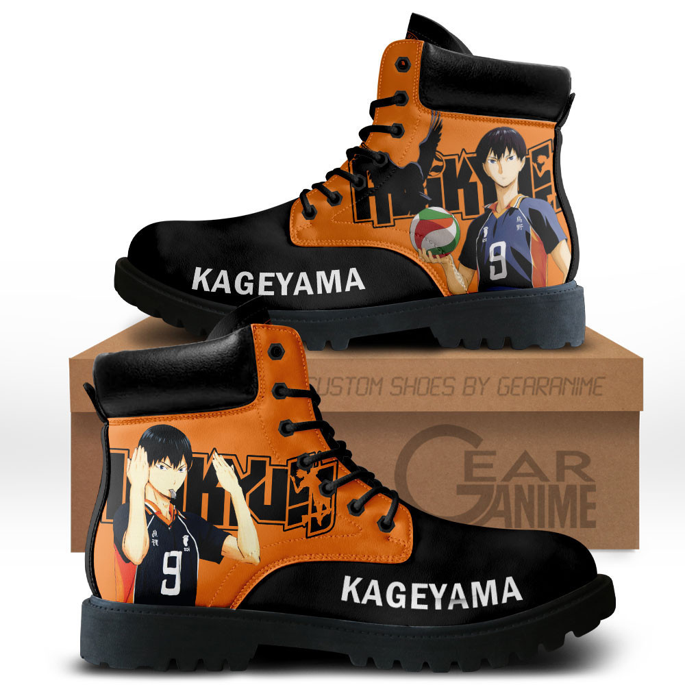 Tobio Kageyama Custom Anime Combat Boots MV3110
