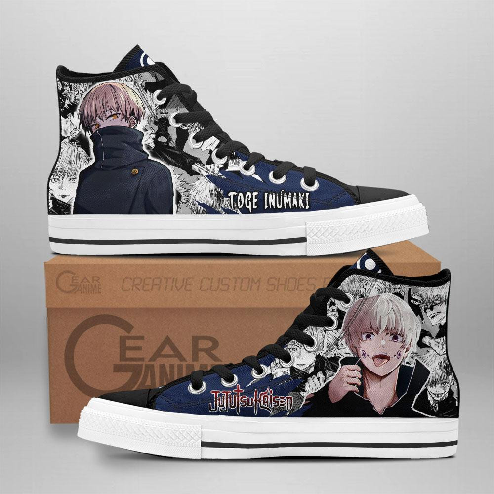 Toge Inumaki Custom Anime High-Top Canvas Shoes TT1210