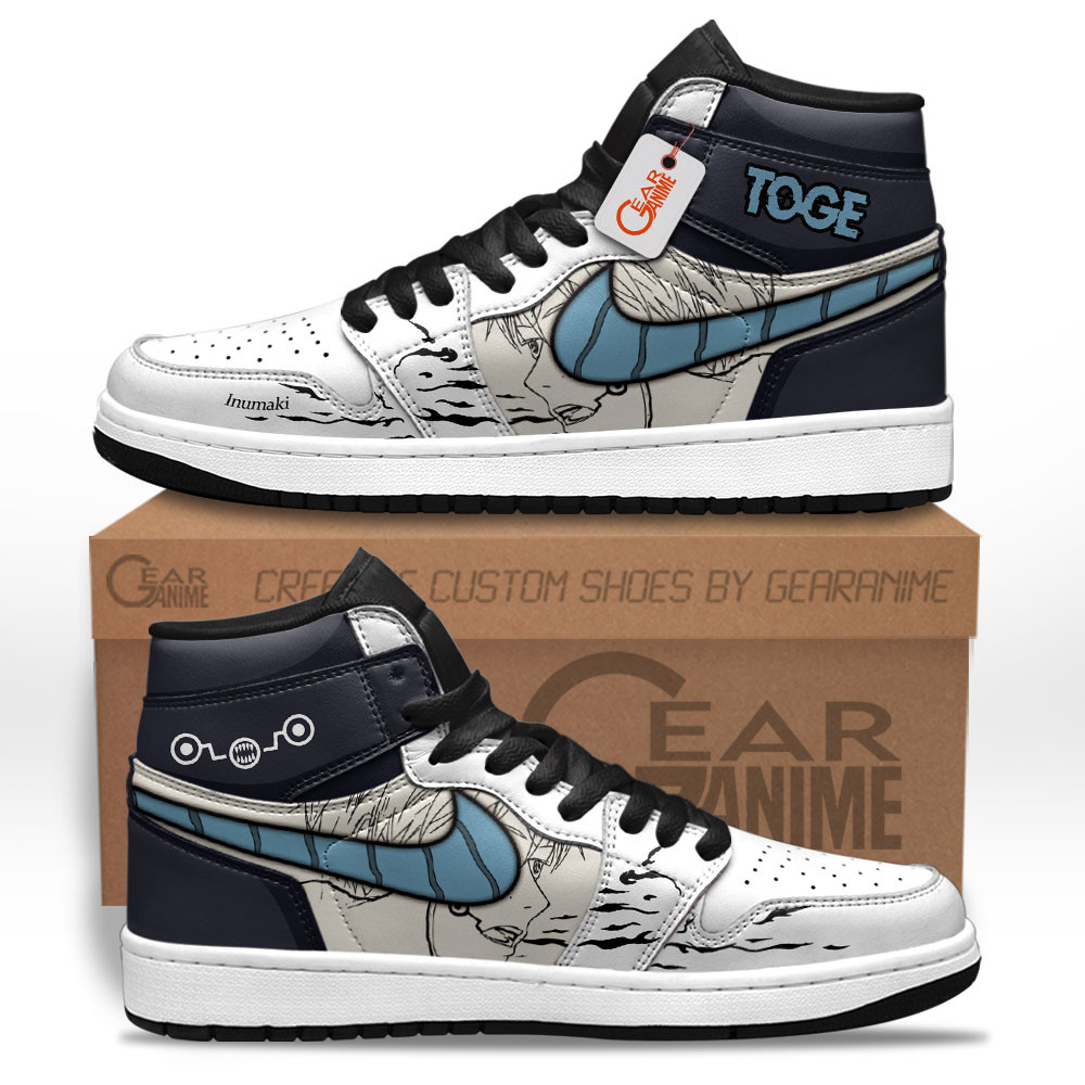 Toge Inumaki High-Top Leather Sneakers Custom Name