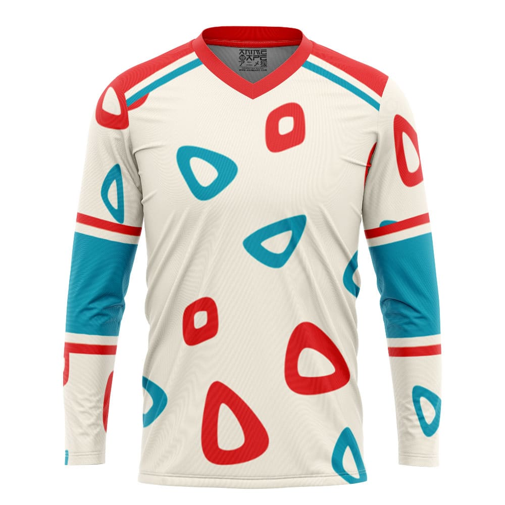 Togepi Pattern Pokemon Hockey Jersey