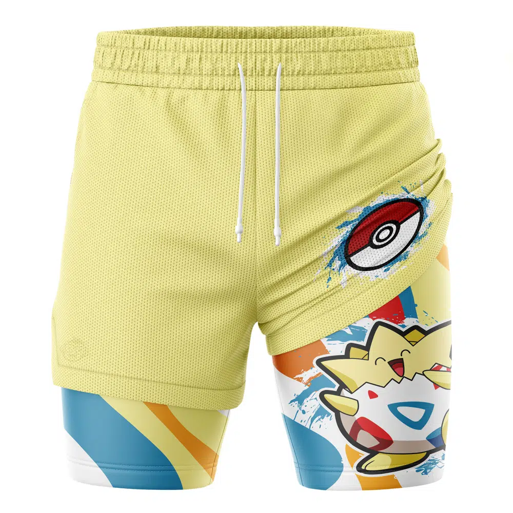 Togepi Trippy Pokemon 2-in-1 Performance Shorts