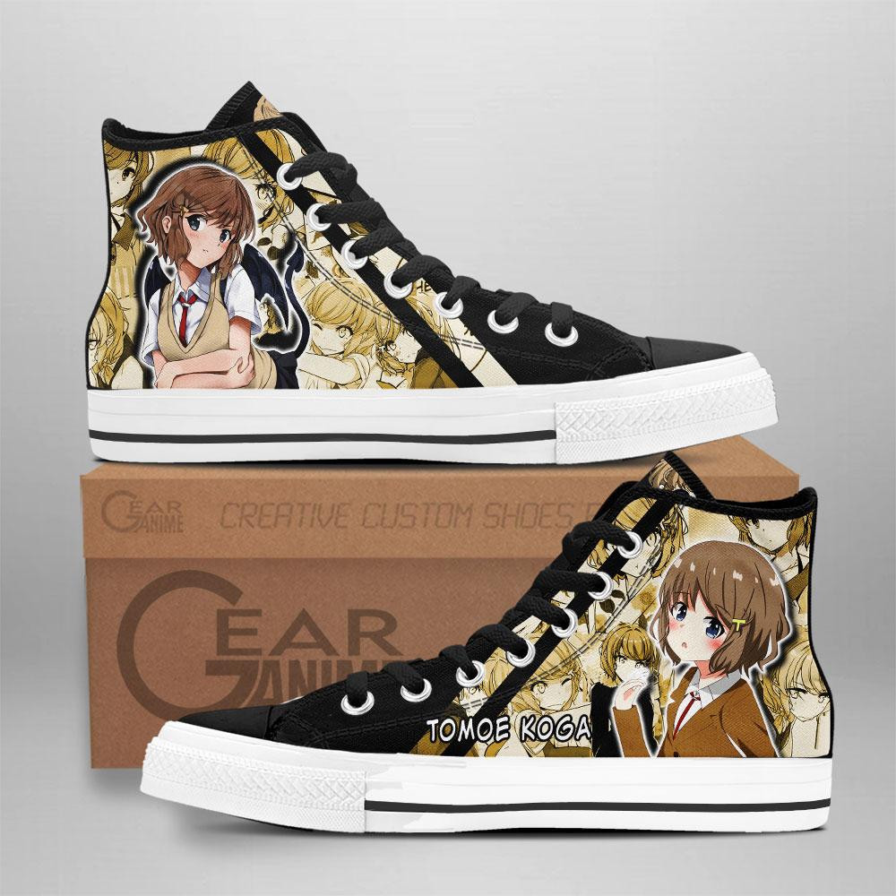 Tomoe Koga Custom Anime High-Top Canvas Shoes NTT051