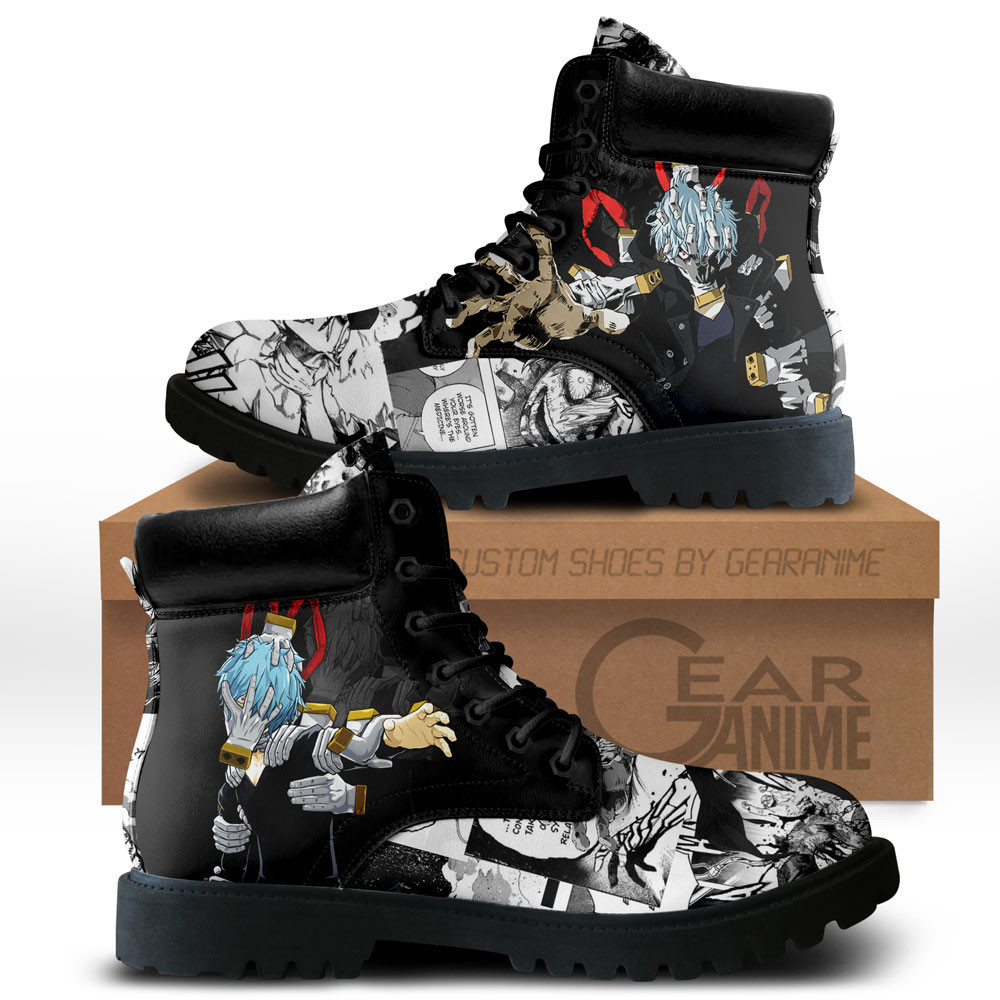 Tomura Shigaraki Custom Anime Combat Boots NTT171