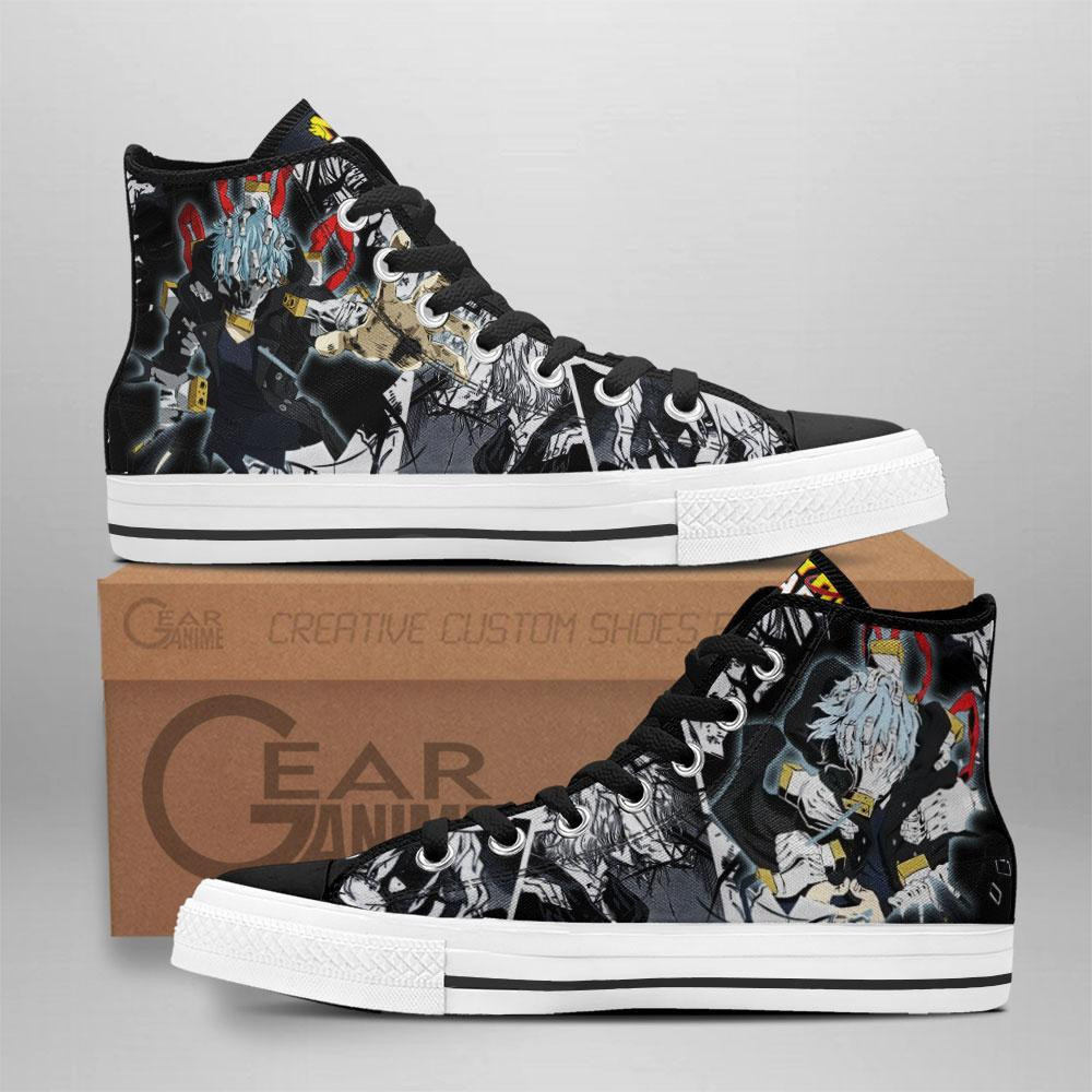 Tomura Shigaraki Custom Anime High-Top Canvas Shoes TT2708