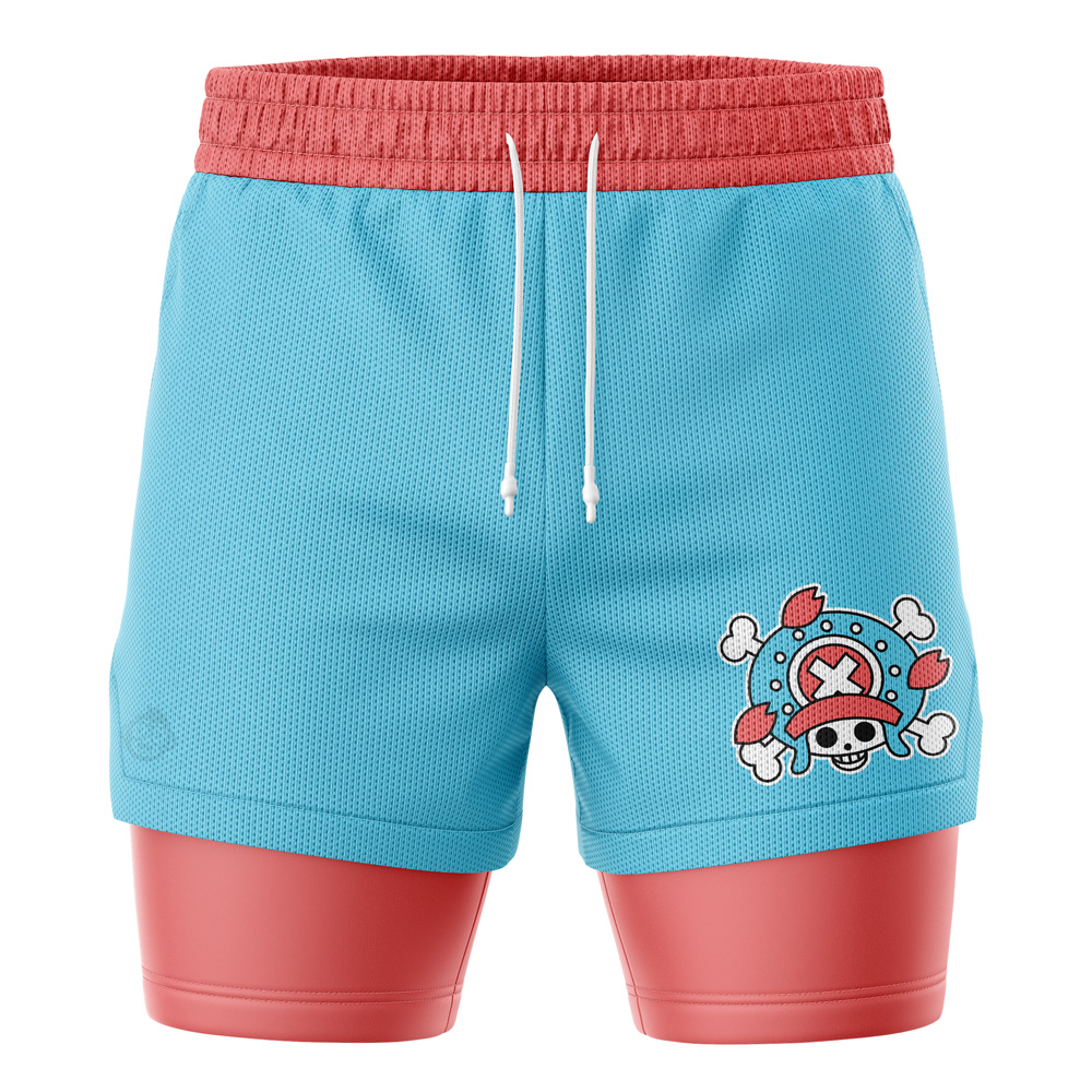Tony Tony Chopper One Piece 2-in-1 Performance Shorts