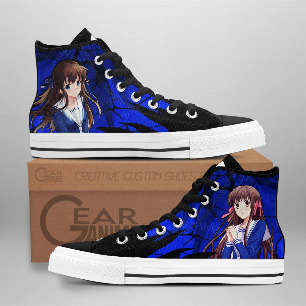 Tooru Honda Custom Anime High-Top Canvas Shoes