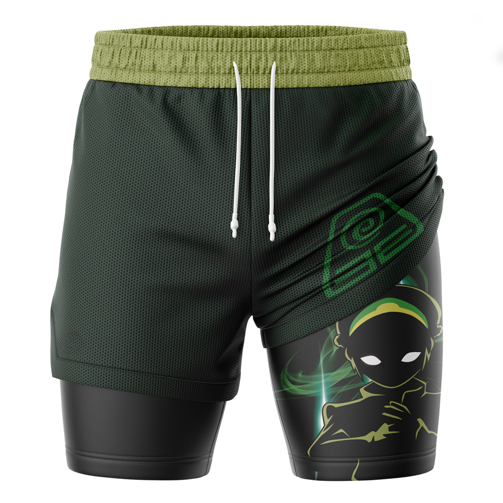 Toph Avatar The Last Airbender 2-in-1 Performance Shorts