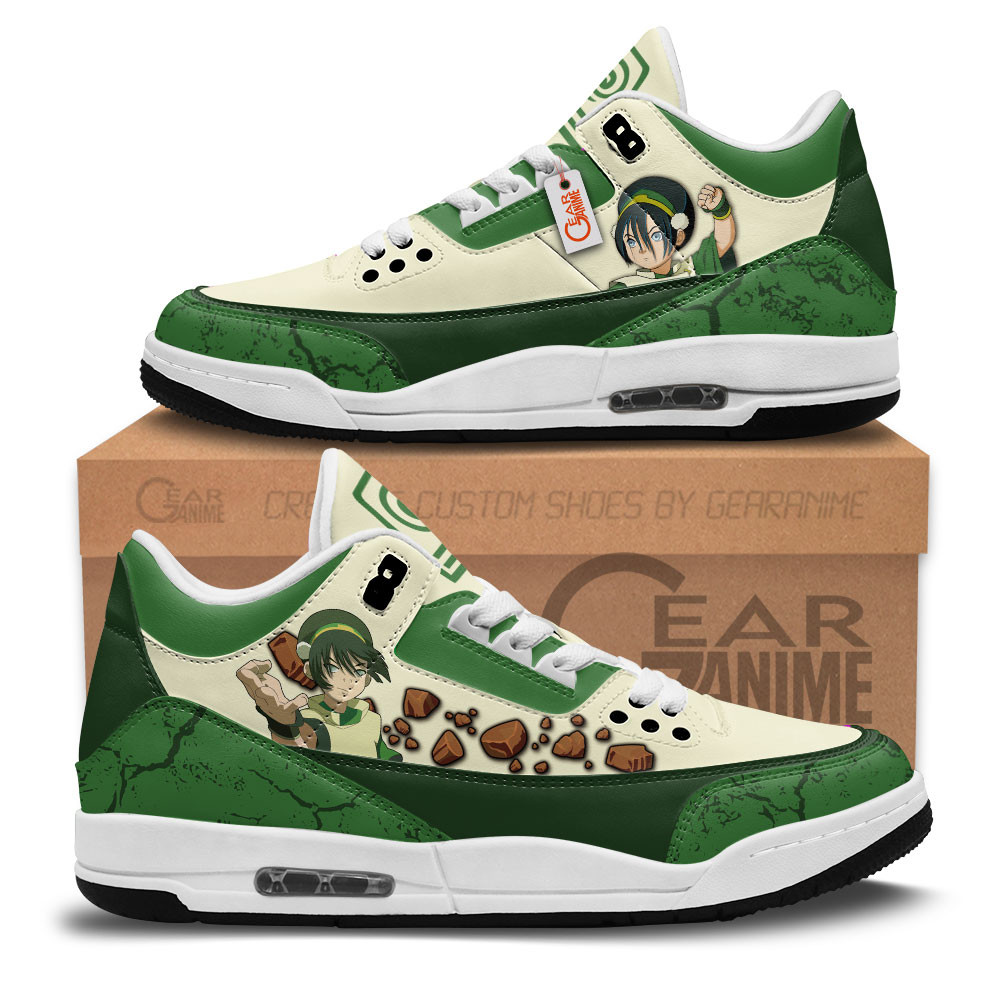 Toph Beifong Custom Anime Retro 3 Leather Sneakers