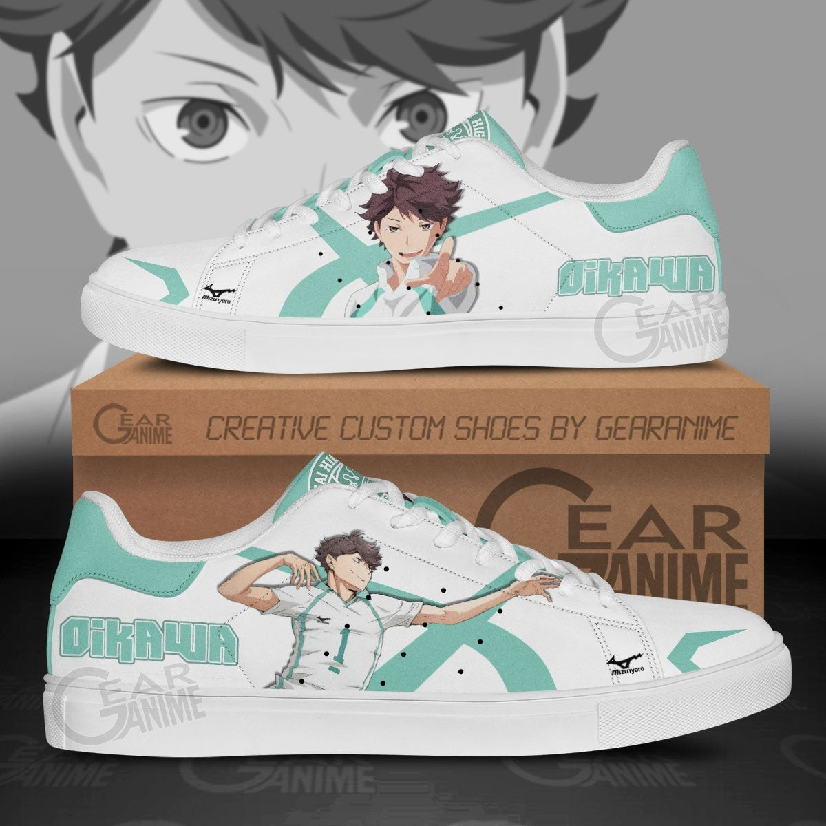 Toru Oikawa Custom Anime Classic Court Shoes