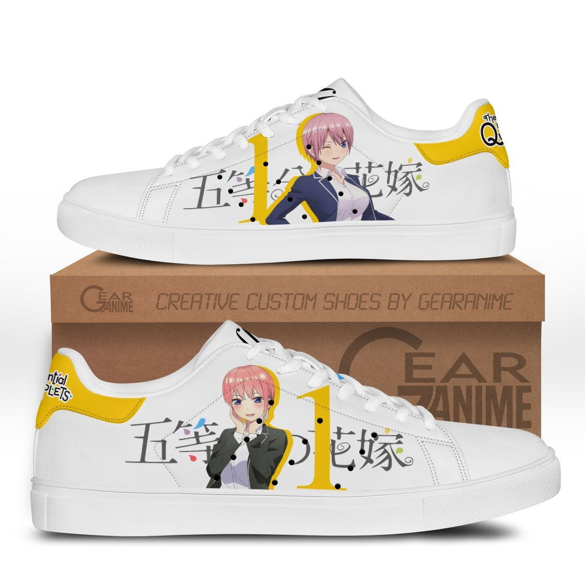 Toubun Ichika Nakano Custom Anime Classic Court Shoes
