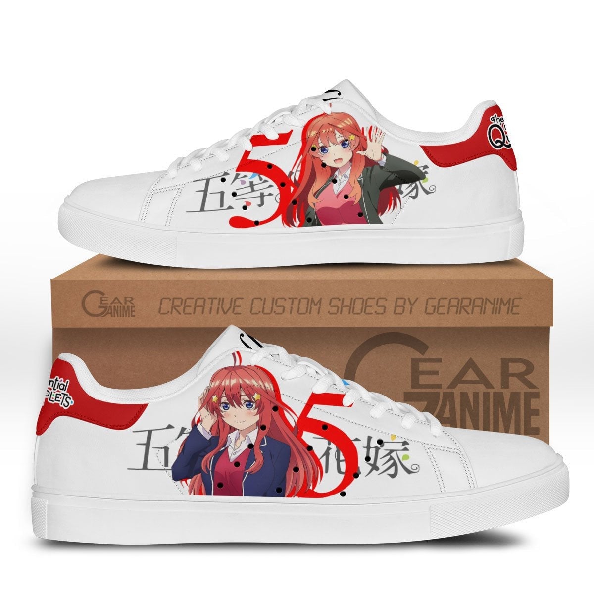Toubun Itsuki Nakano Custom Anime Classic Court Shoes