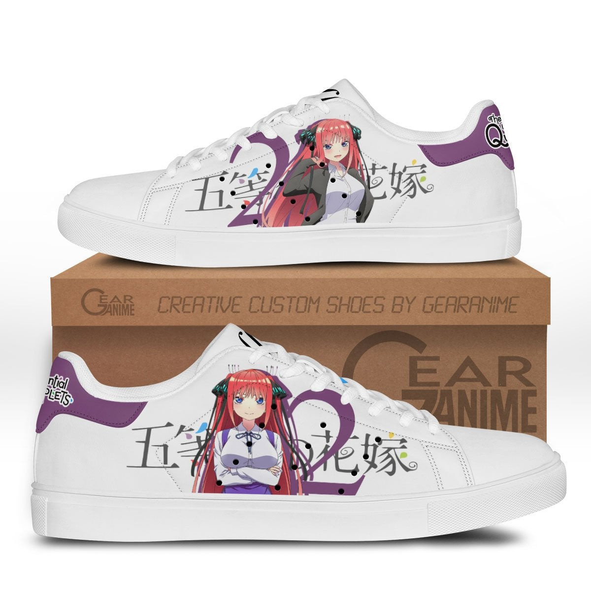 Toubun Nino Nakano Custom Anime Classic Court Shoes