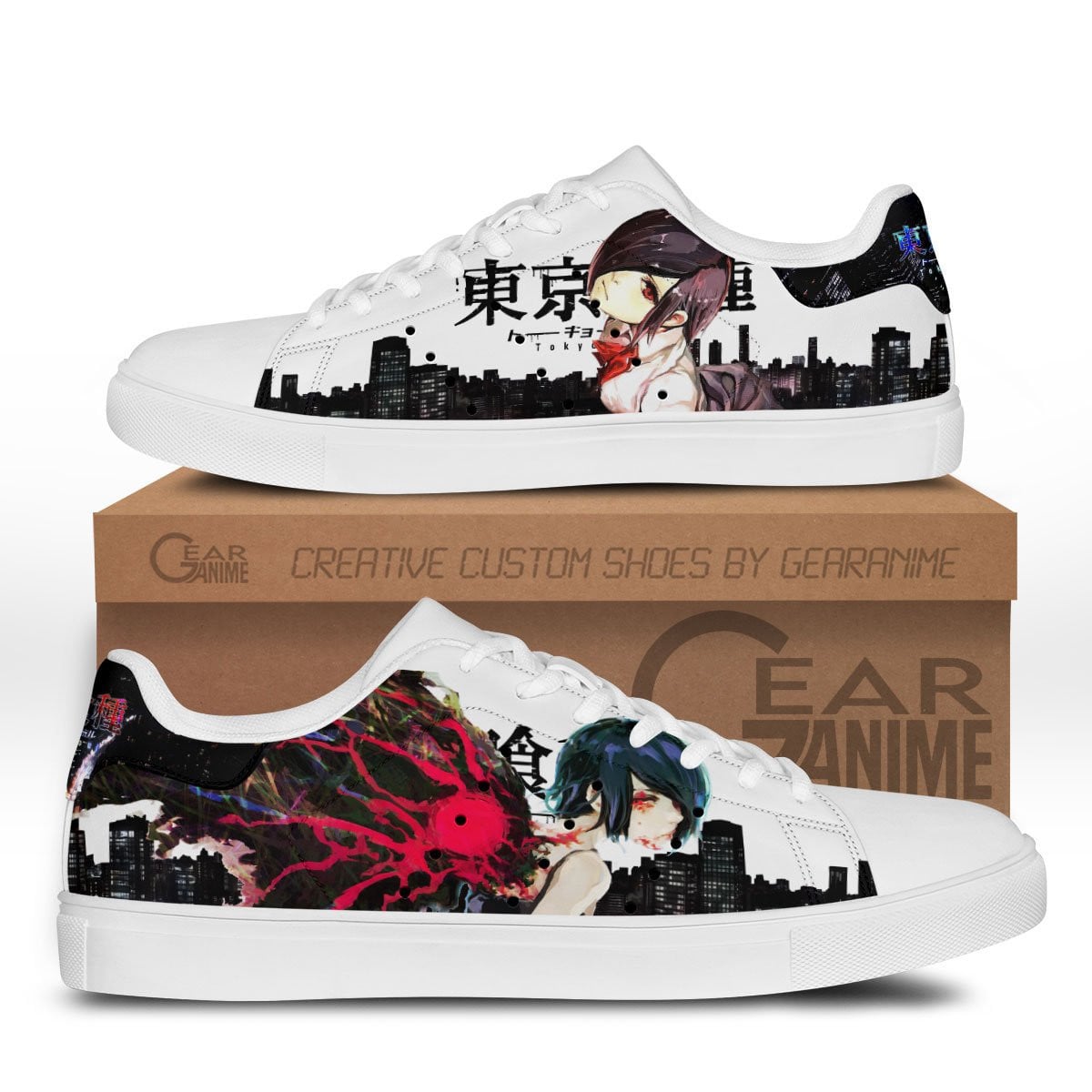 Touka Kirishima Custom Anime Classic Court Shoes