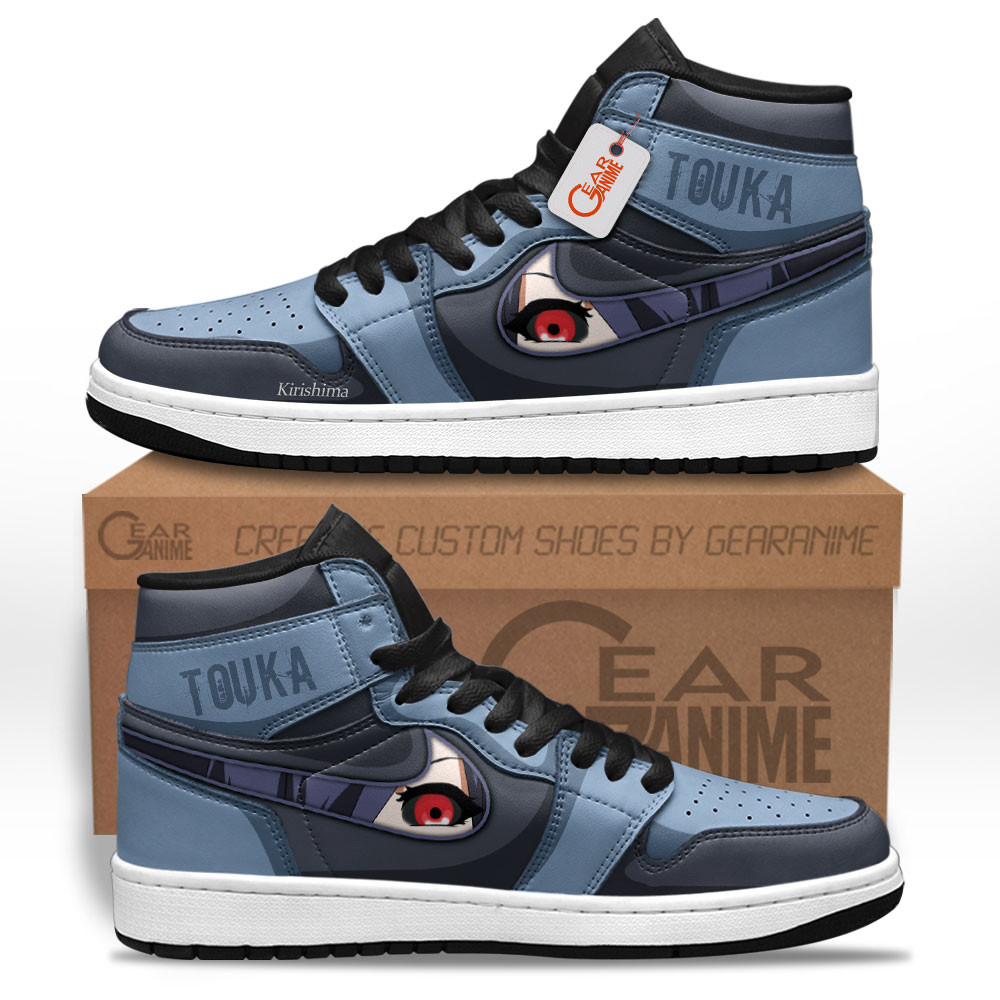 Touka Kirishima High-Top Leather Sneakers Custom Name