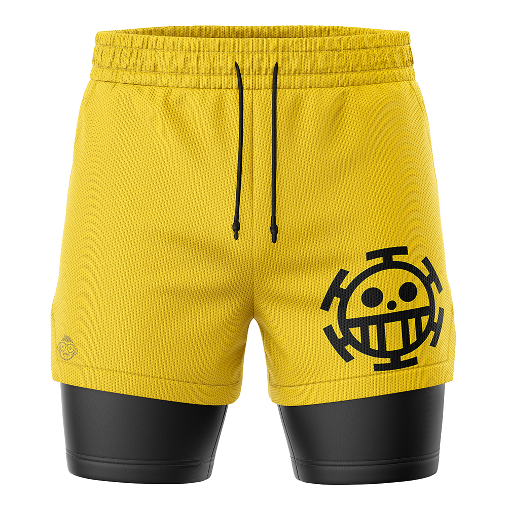 Trafalgar Law One Piece 2-in-1 Performance Shorts