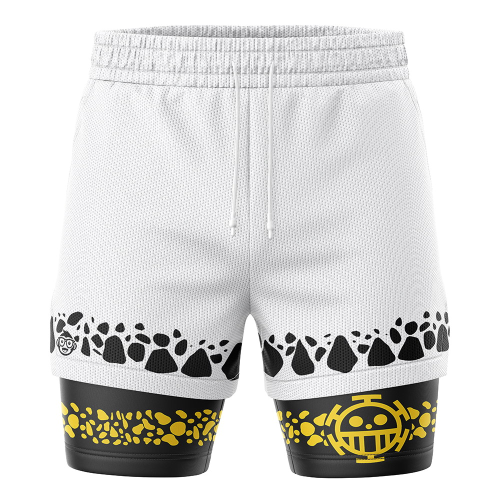 Trafalgar Law Punk Hazard V2 One Piece 2-in-1 Performance Shorts