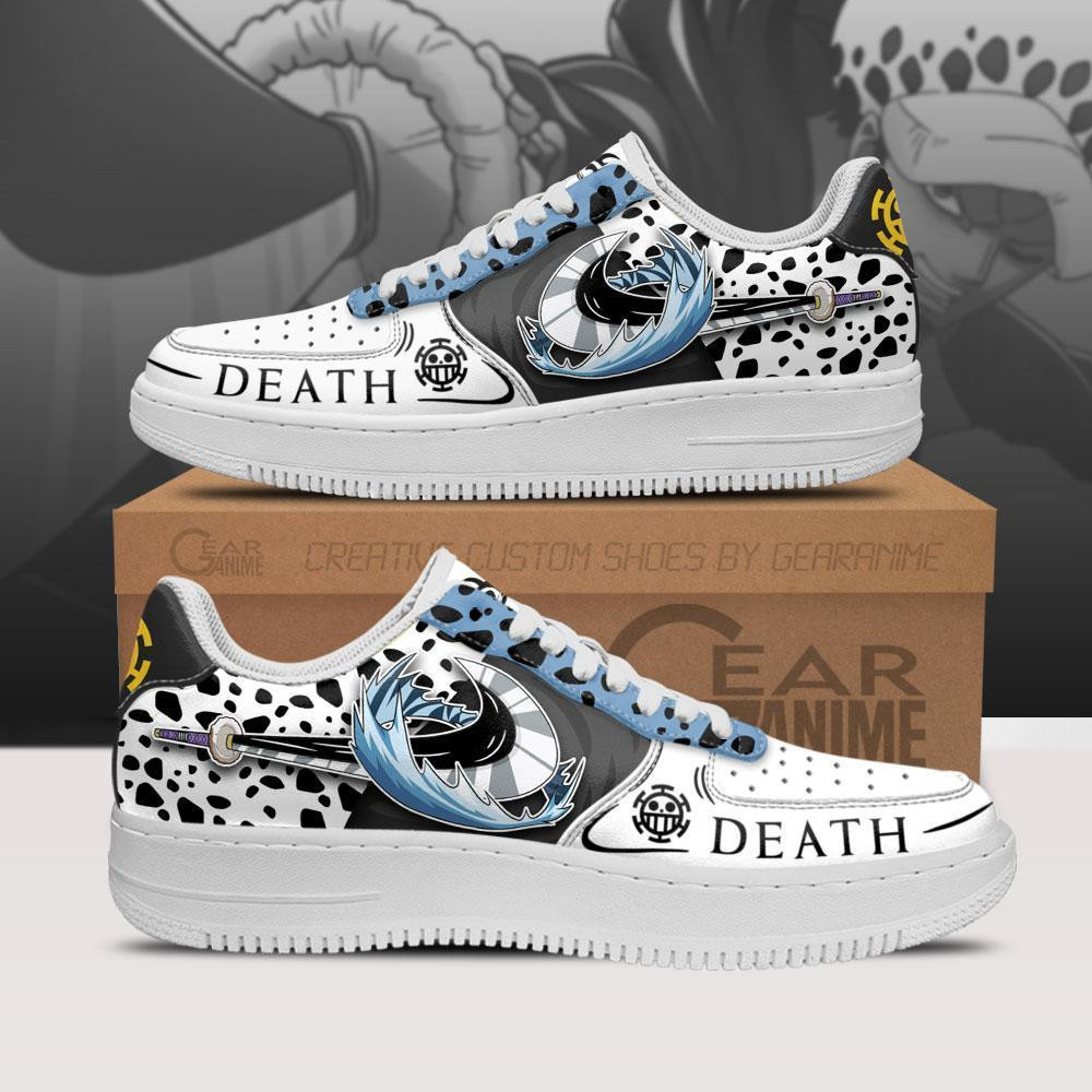 Trafalgar Law Room Custom Anime Low-Top Leather Sneakers