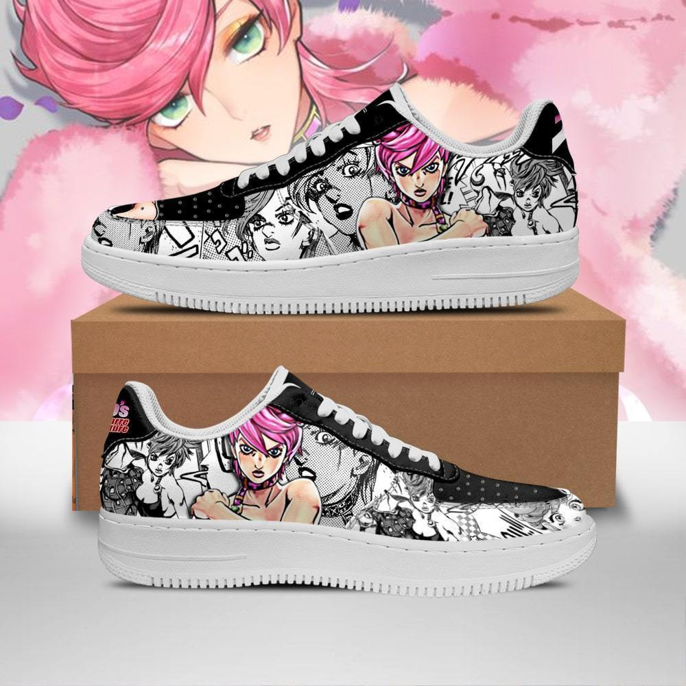Trish Una Custom Anime Low-Top Leather Sneakers