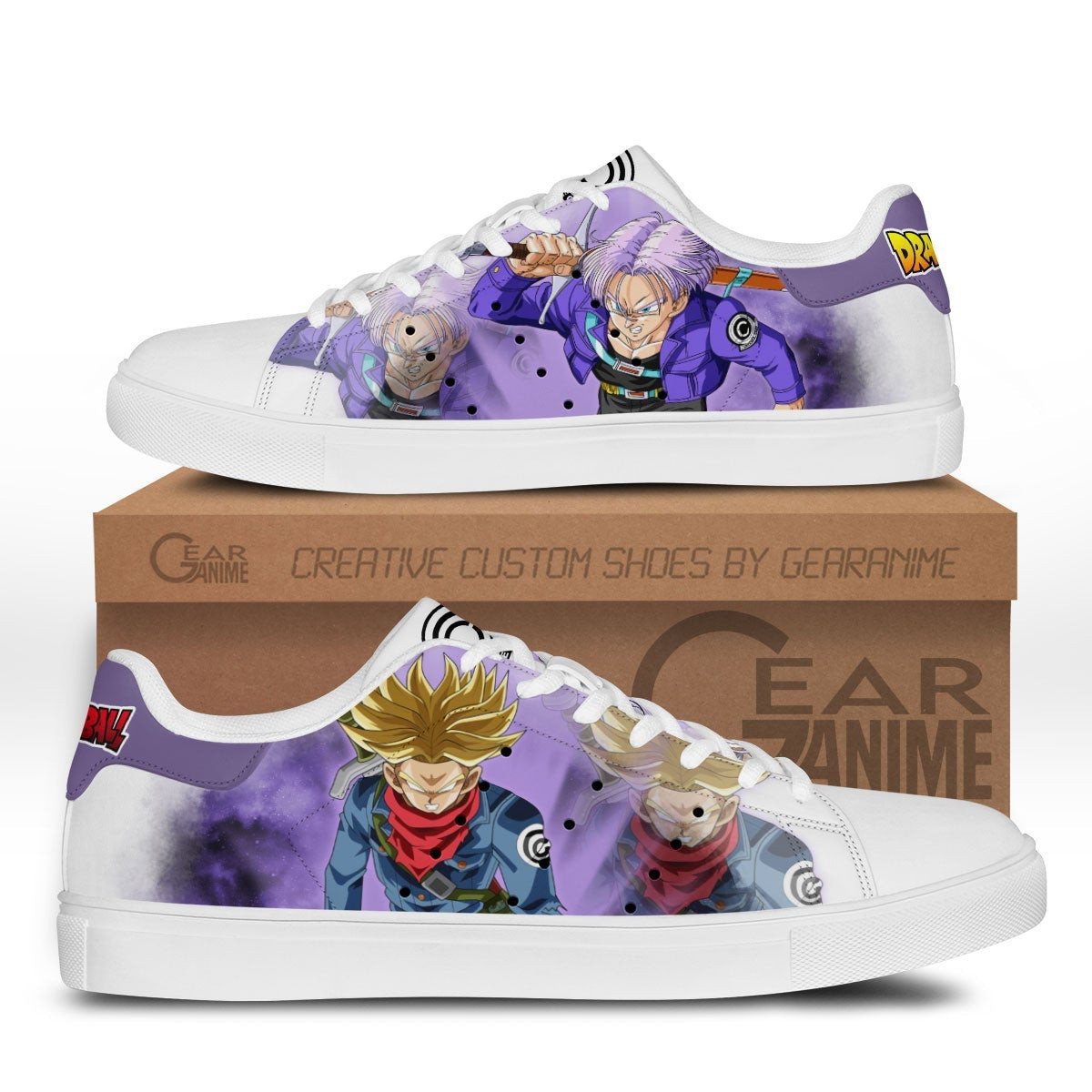 Trunks Custom Anime Classic Court Shoes