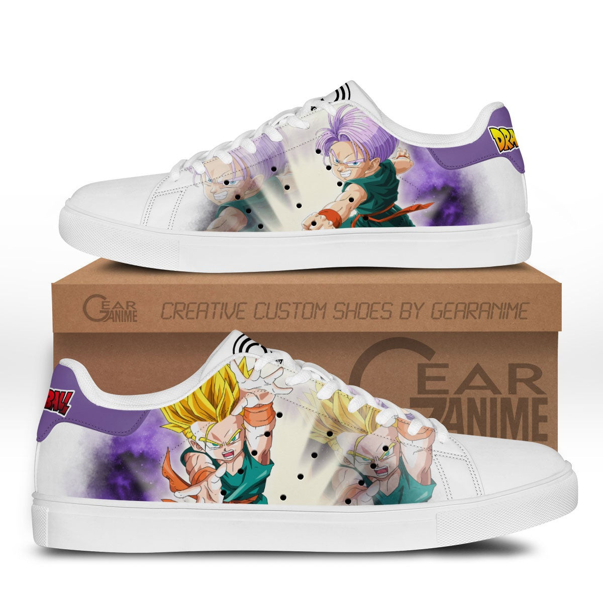 Trunks Custom Anime Classic Court Shoes
