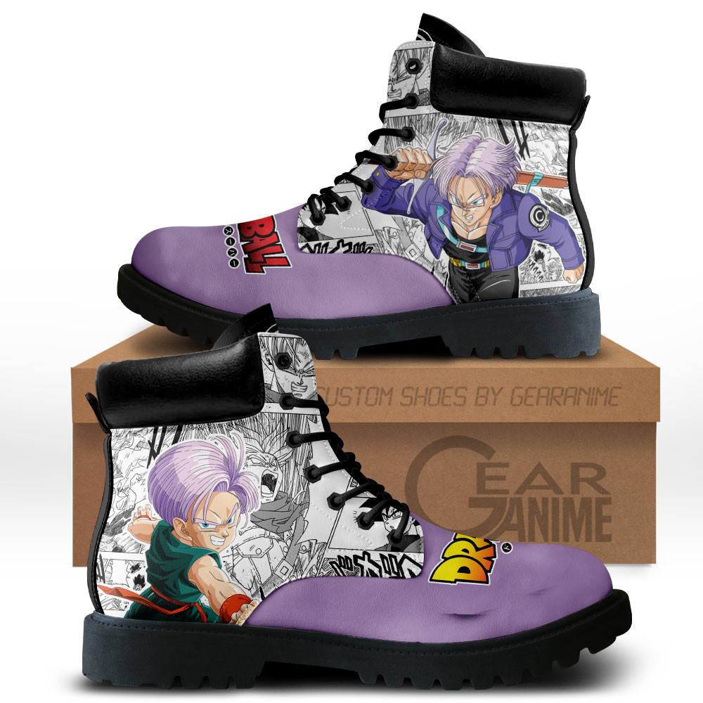 Trunks Custom Anime Combat Boots