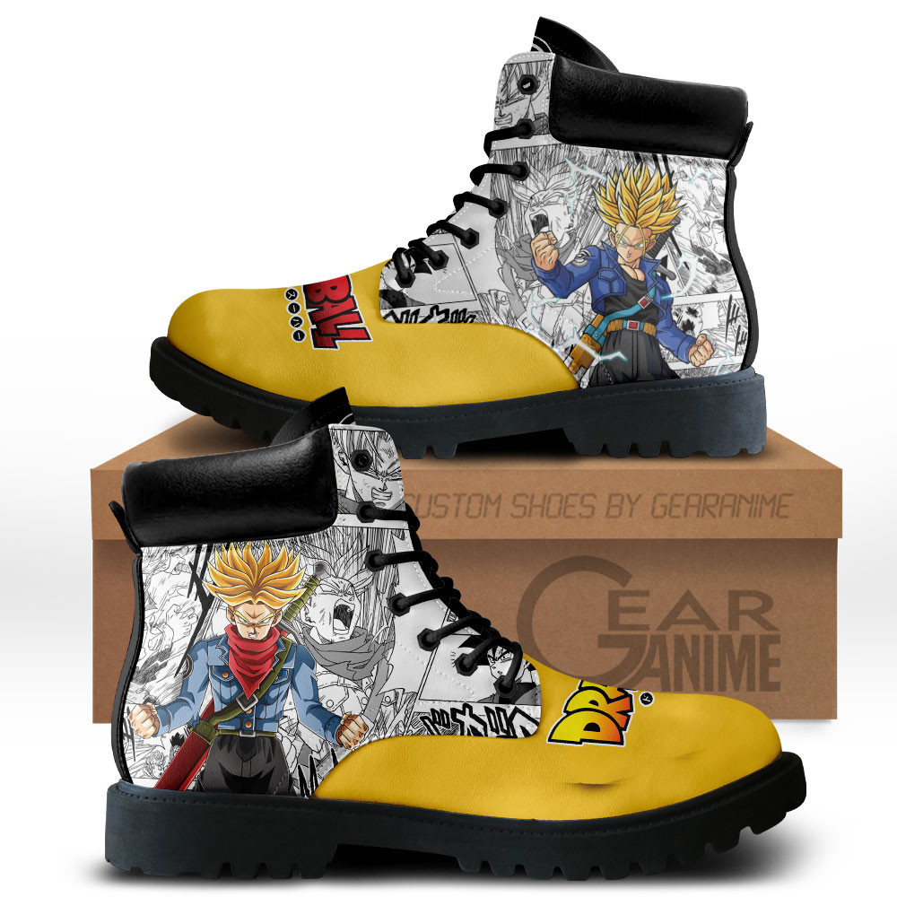 Trunks Super Saiyan Custom Anime Combat Boots
