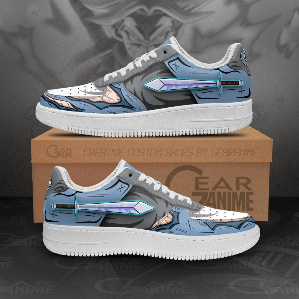 Trunks Sword Custom Anime Low-Top Leather Sneakers