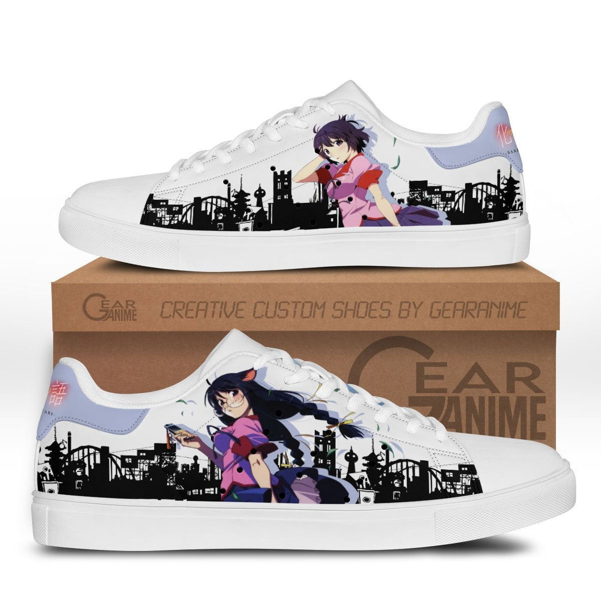 Tsubasa Hanekawa Custom Anime Classic Court Shoes
