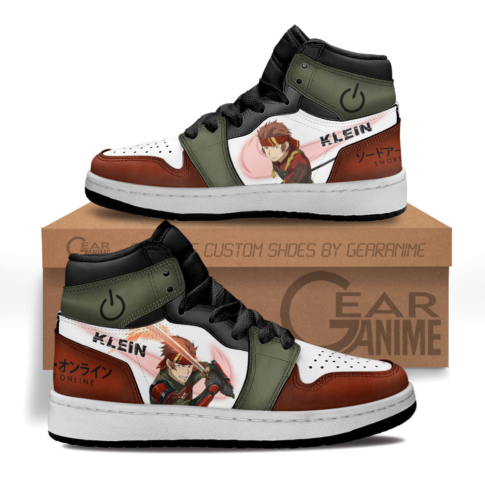 Tsuboi Ryoutarou Klein Custom Anime Kids High-Top Leather Sneakers