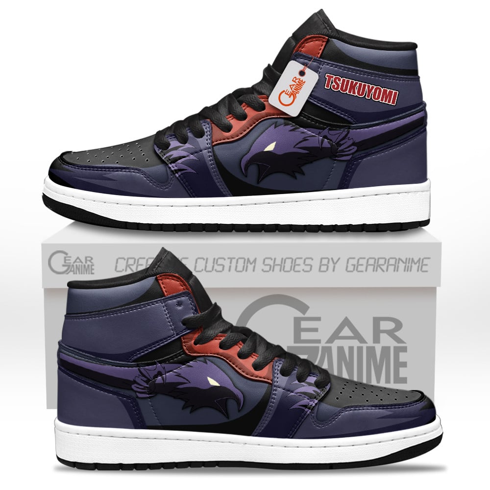 Tsukuyomi High-Top Leather Sneakers Custom Name