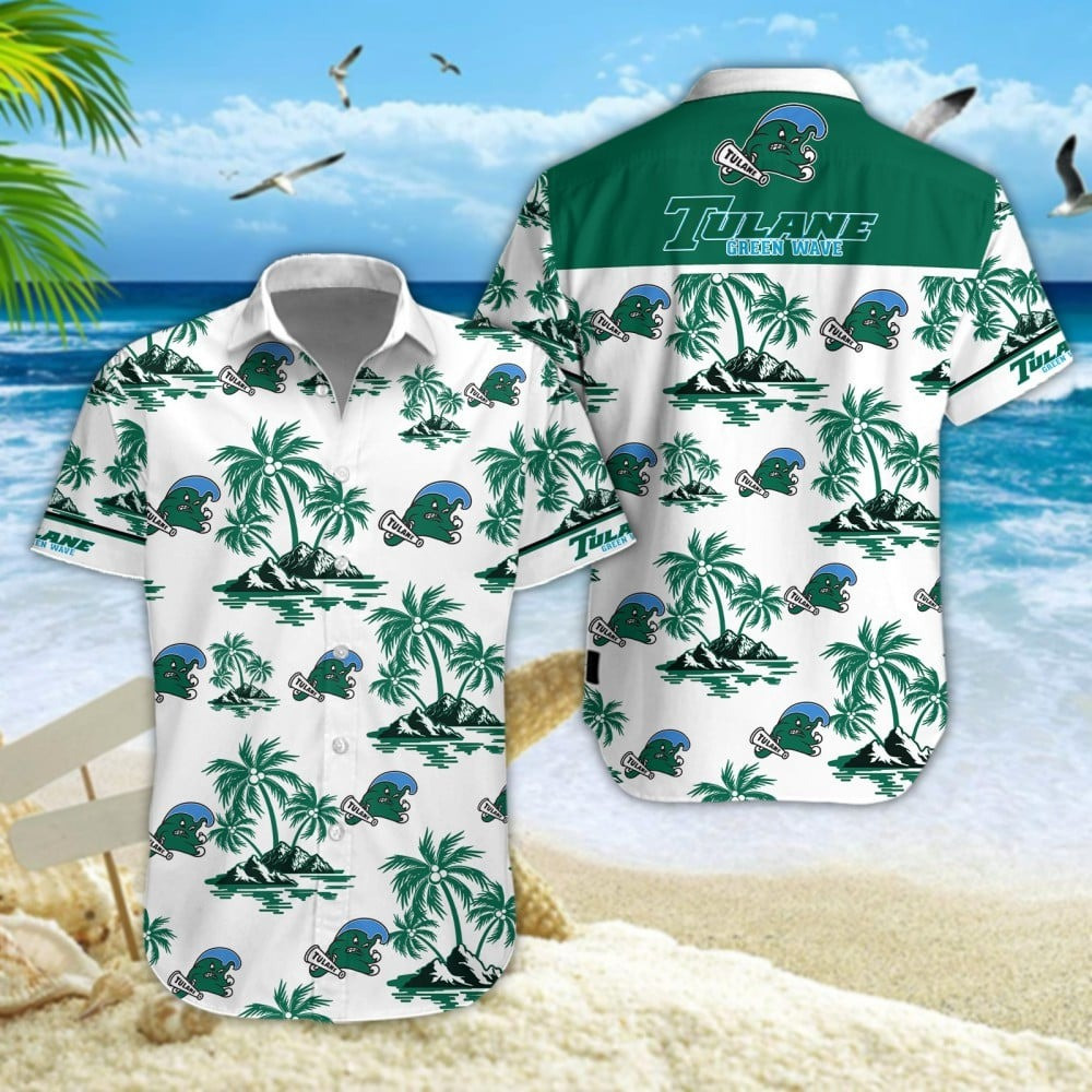 Tulane Green Wave Football Hawaiian Football Vacation Shirt Gift For Teammate
