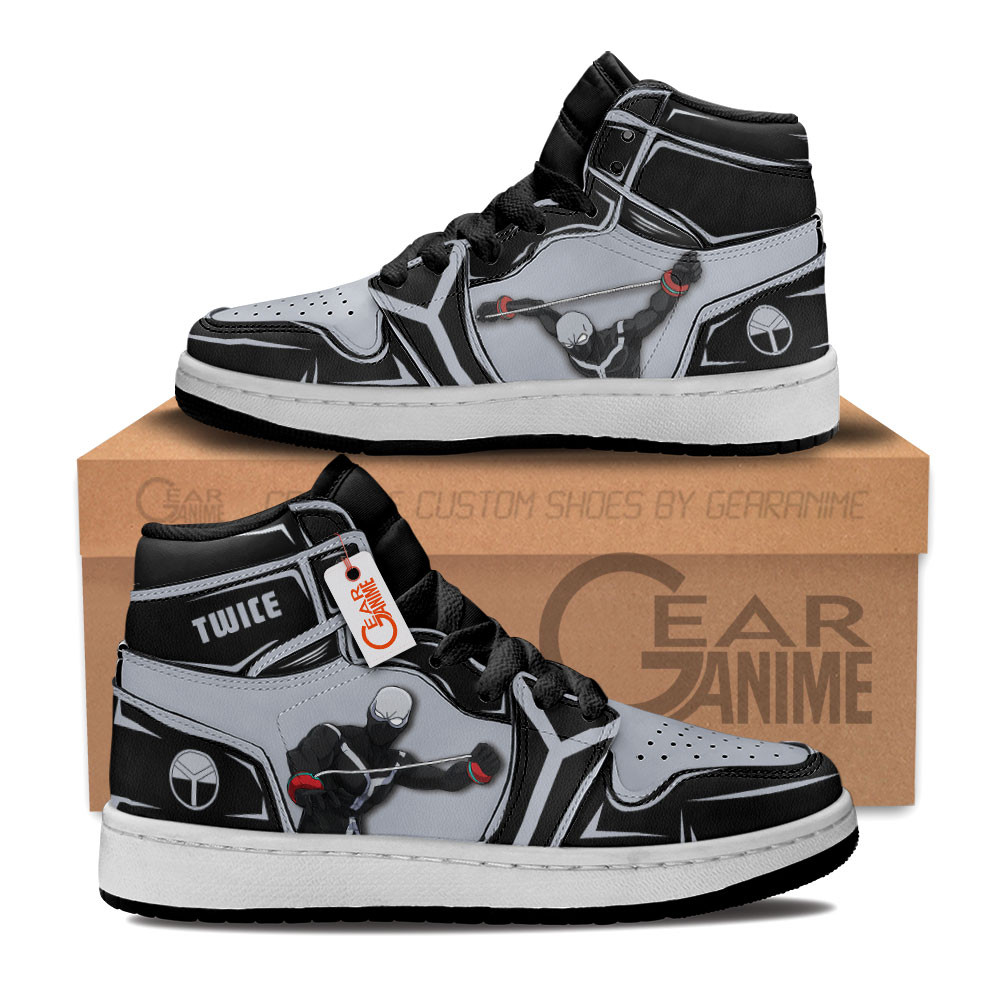 Twice Custom Anime Kids High-Top Leather Sneakers Personalized