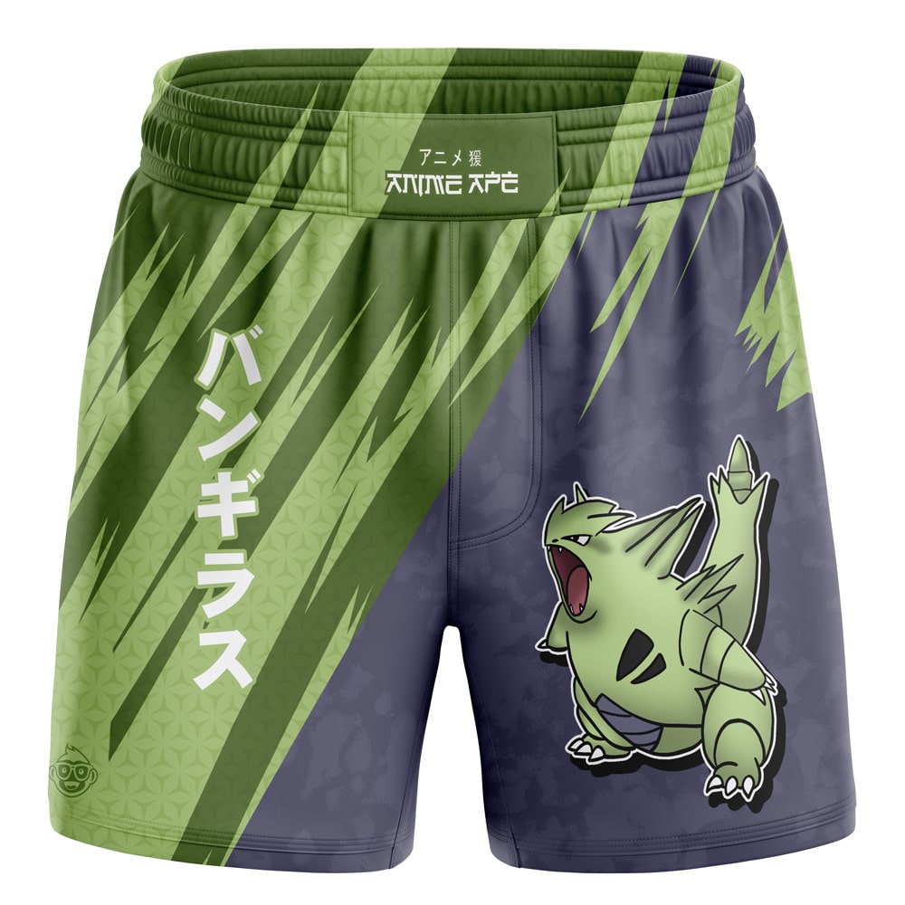 Tyranitar Attack Pokemon BJJ MMA Fight Shorts