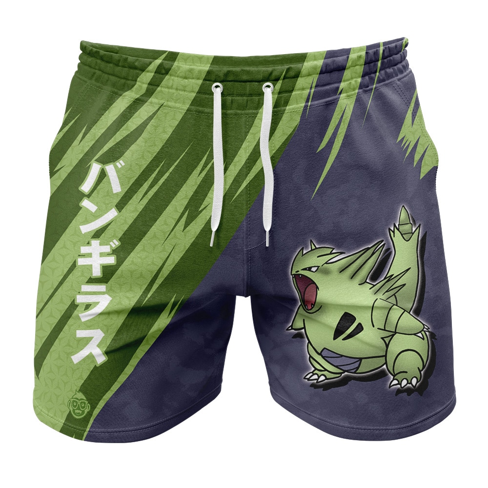 Tyranitar Attack Pokemon Gym Shorts