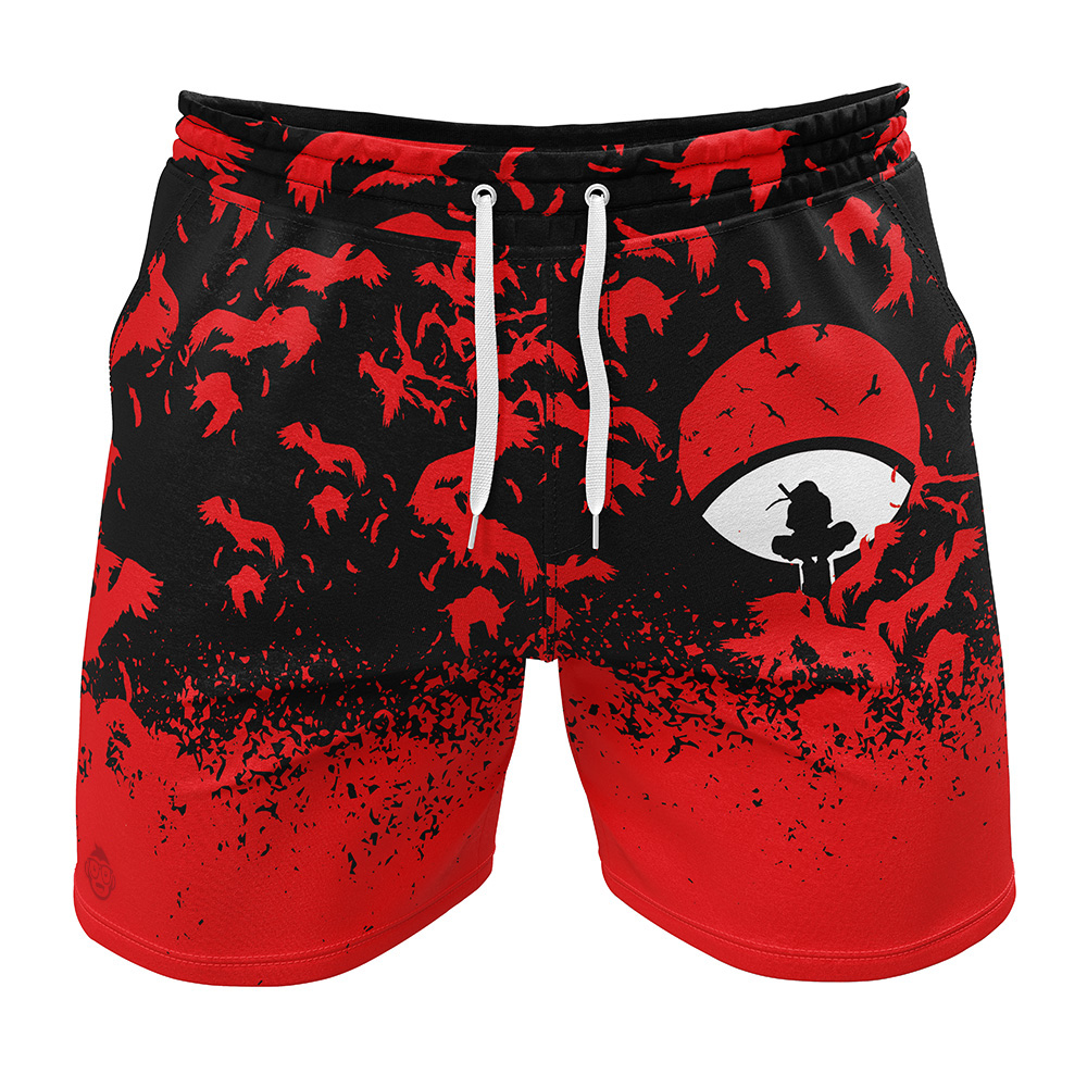 Uchiha Symbol Itachi Shippuden Gym Shorts
