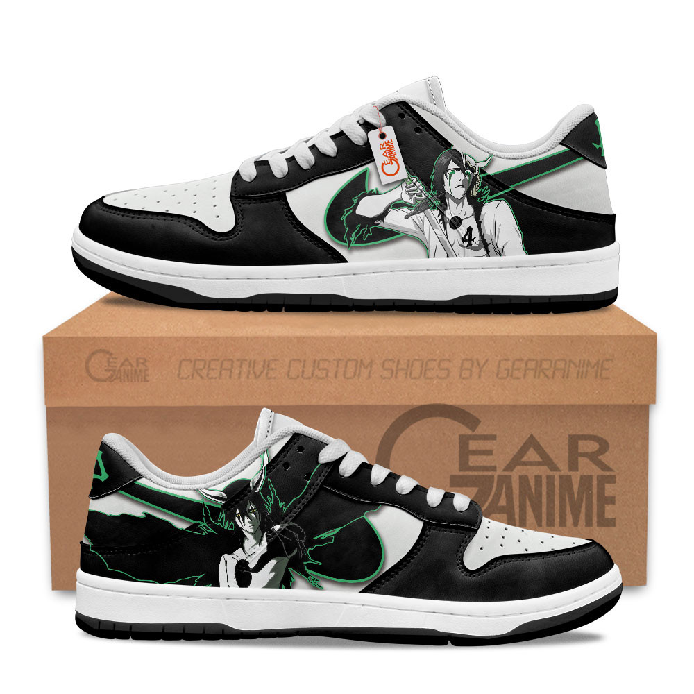 Ulquiorra Cifer Custom Anime Low-Top Skate Sneakers