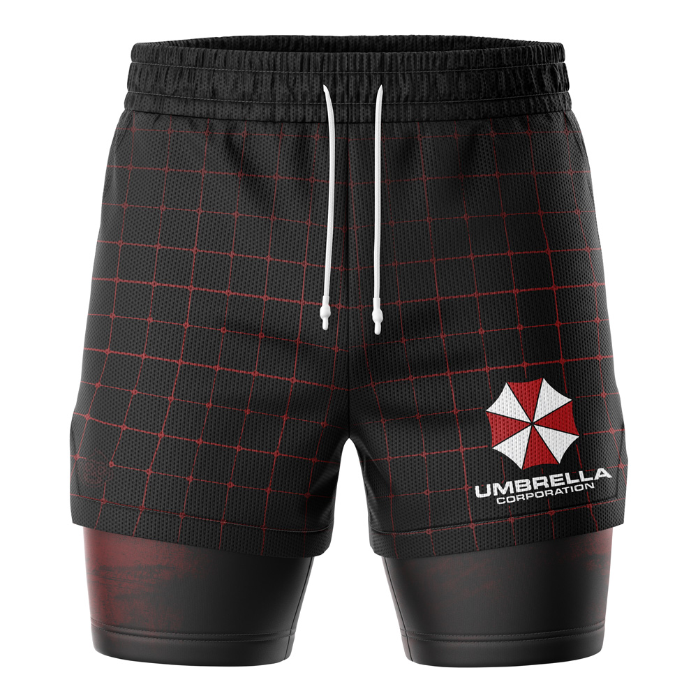 Umbrella Corp V2 Resident Evil 2-in-1 Performance Shorts