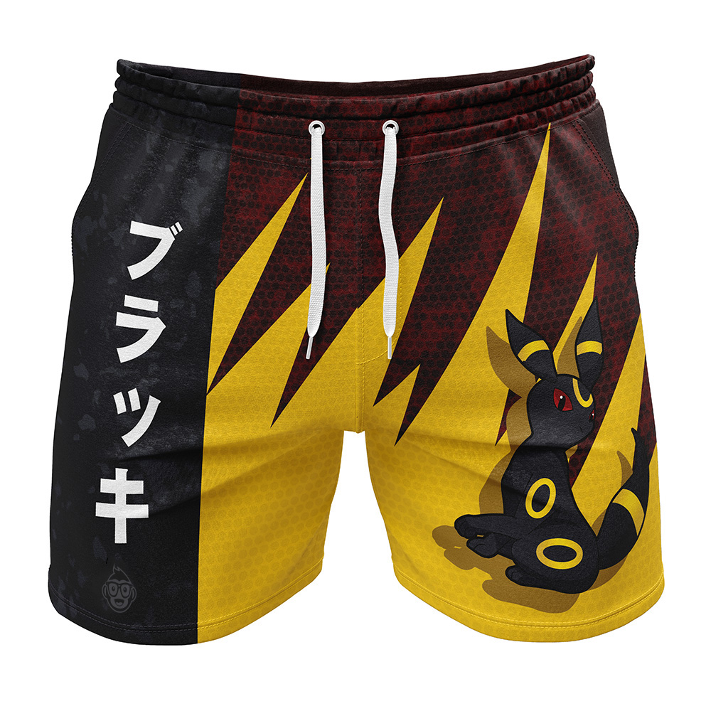 Umbreon Classic Pokemon Gym Shorts