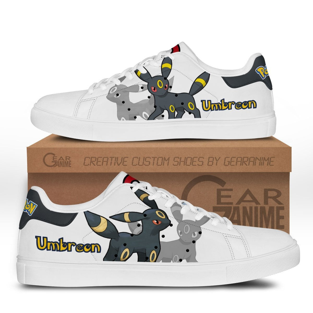 Umbreon Custom Anime Classic Court Shoes