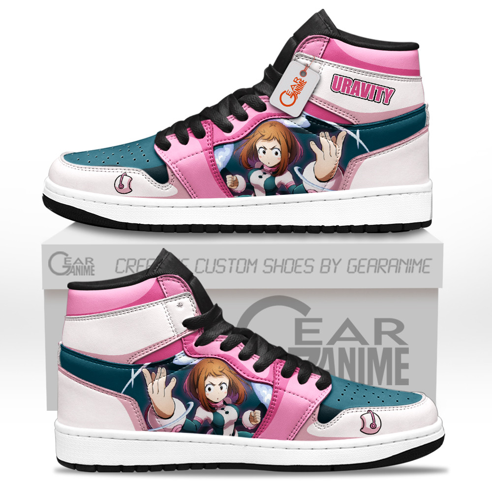Uravity High-Top Leather Sneakers Custom Name