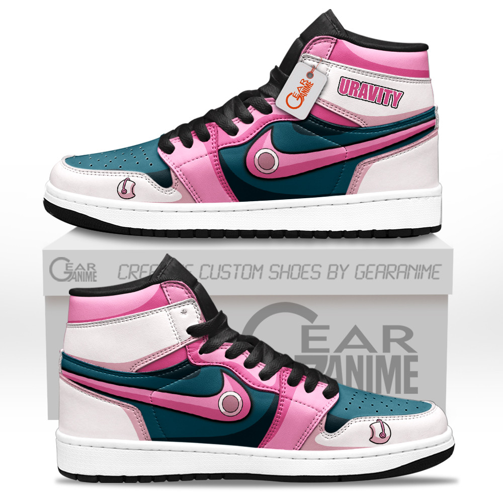 Uravity High-Top Leather Sneakers Custom Name
