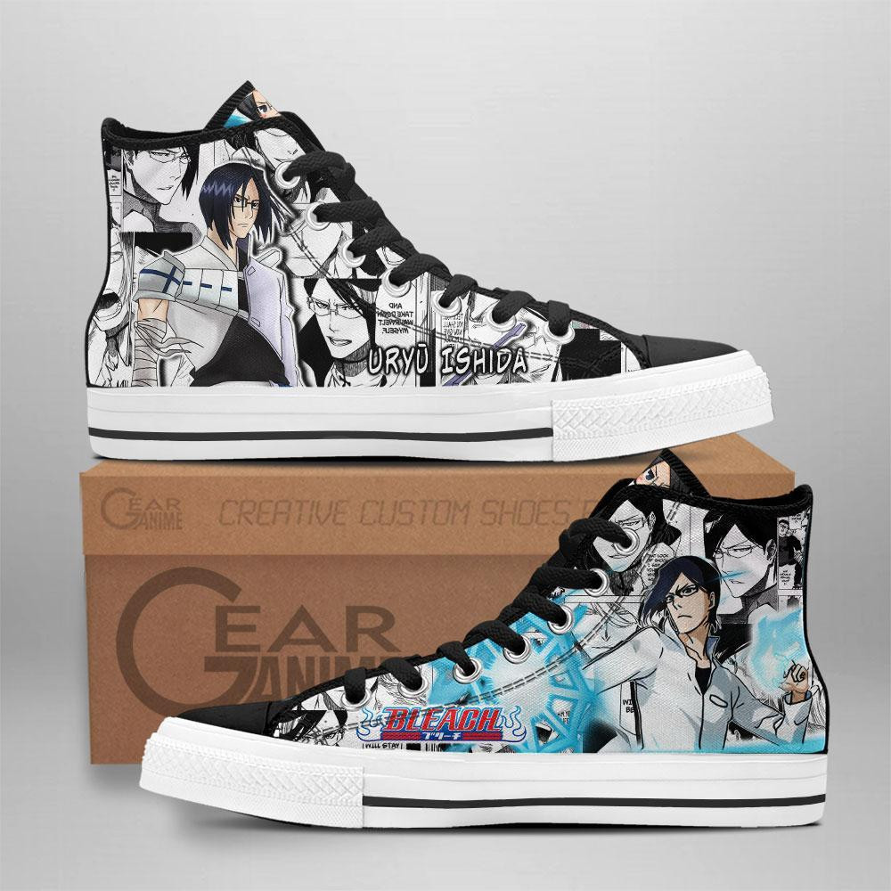 Uryu Ishida Custom Anime High-Top Canvas Shoes NTT021
