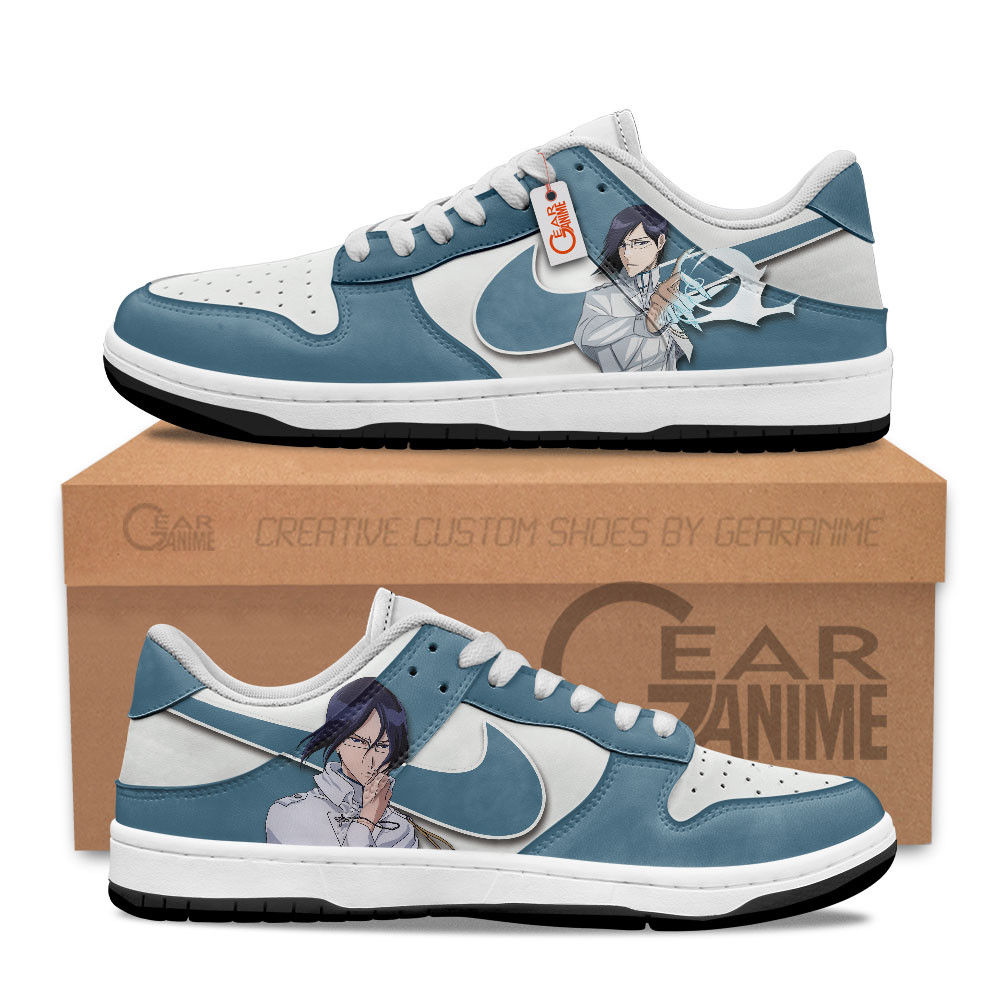 Uryu Ishida Custom Anime Low-Top Skate Sneakers