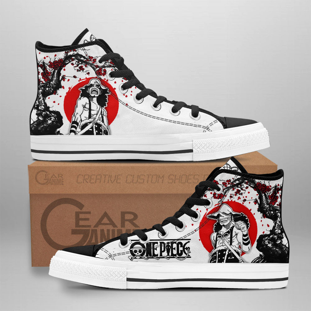 Usopp Custom Anime High-Top Canvas Shoes